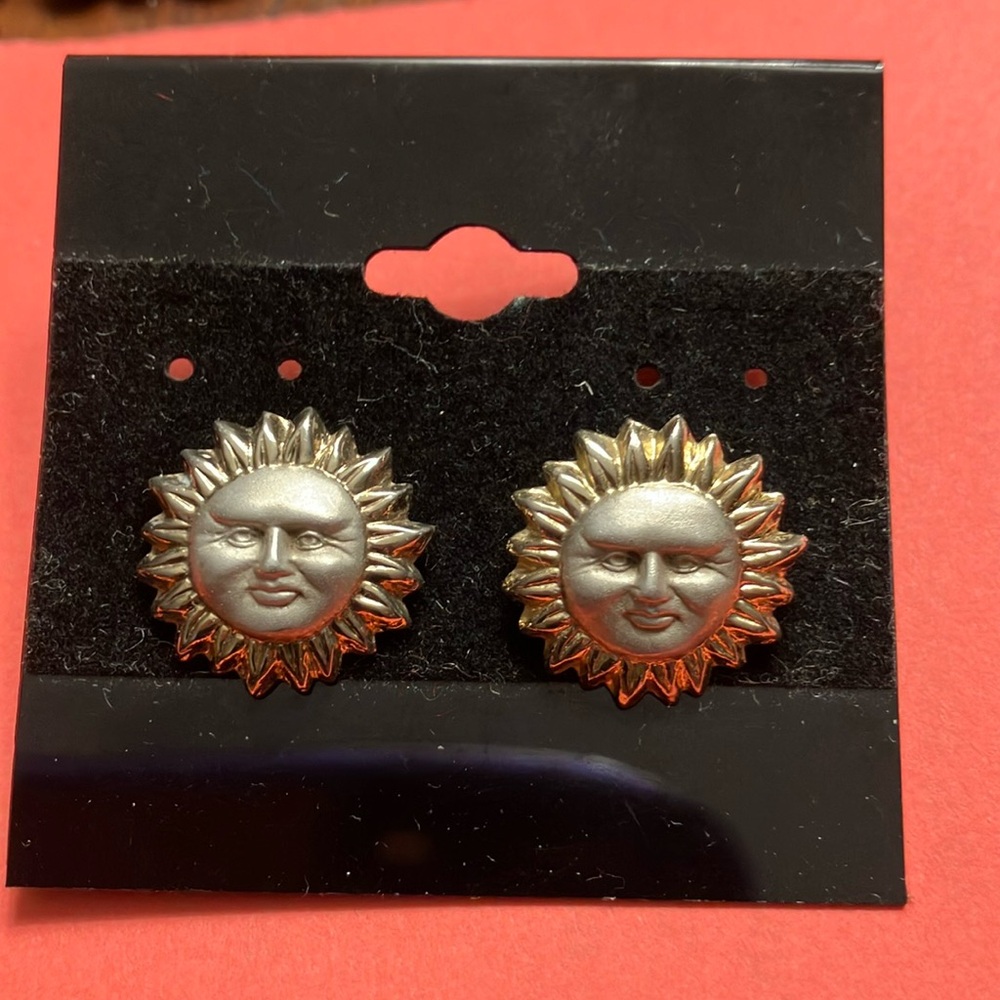 Pair of sterling earrings